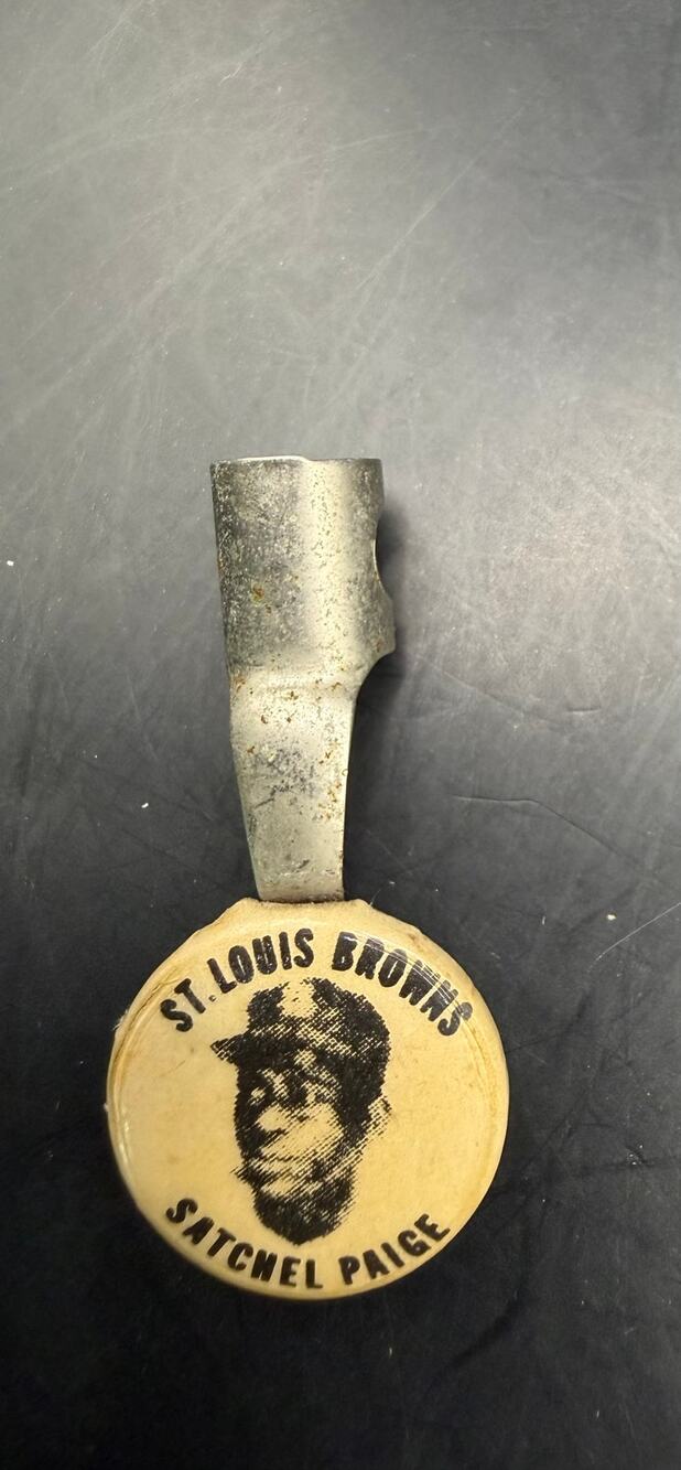 1953 Satchel Paige Pencil Clip St. Louis Browns Hall of Fame, Baseball, MLB